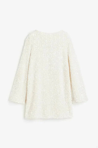 Angel™ | Pailletbesat kjole med sløjfelukning