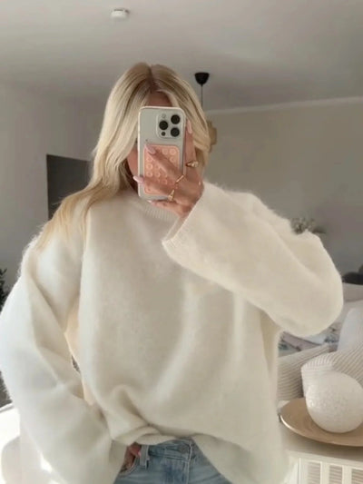 Luvia | Mohair Crewneck