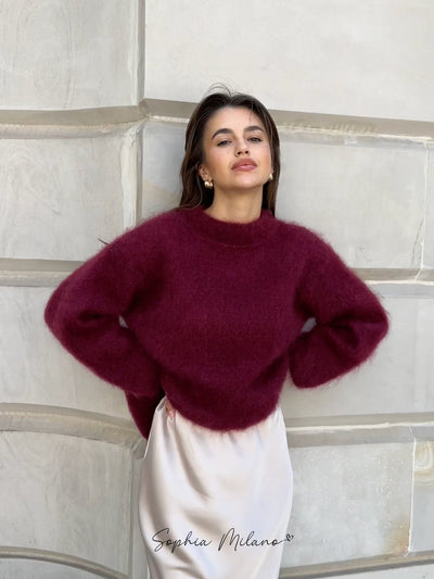 Luvia | Mohair Crewneck