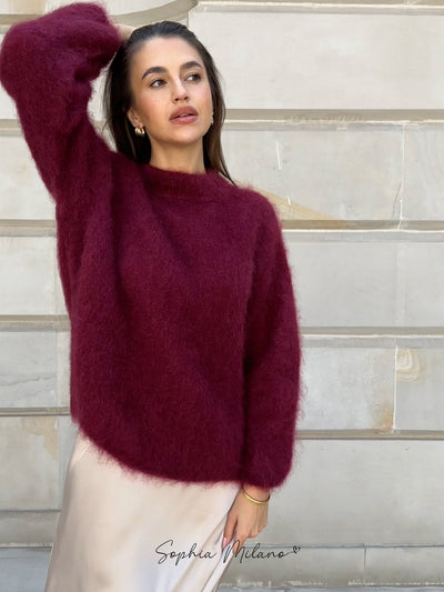 Luvia | Mohair Crewneck