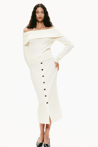 Off-the-shouldertrøje