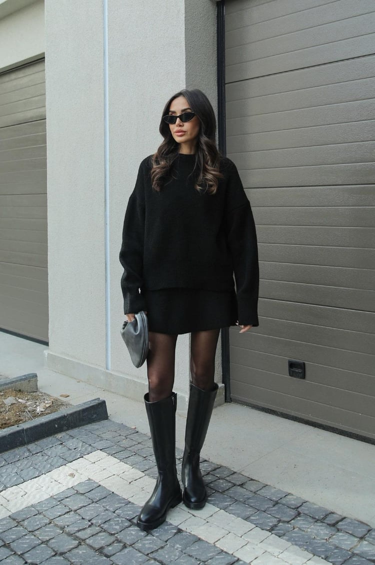 Violet Efterårt Sæt